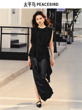 Women's Sleeveless Blouses with Fringe and Side Slit
